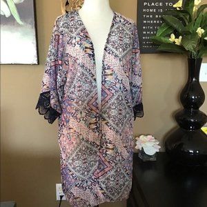 WallFlower Printed Kimono/Coverip🎀